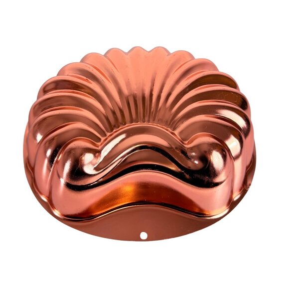Copper Clam Seashell Mold Wall Mount Art VTG Decorative Beach House Kitchen Deco - Picture 3 of 10